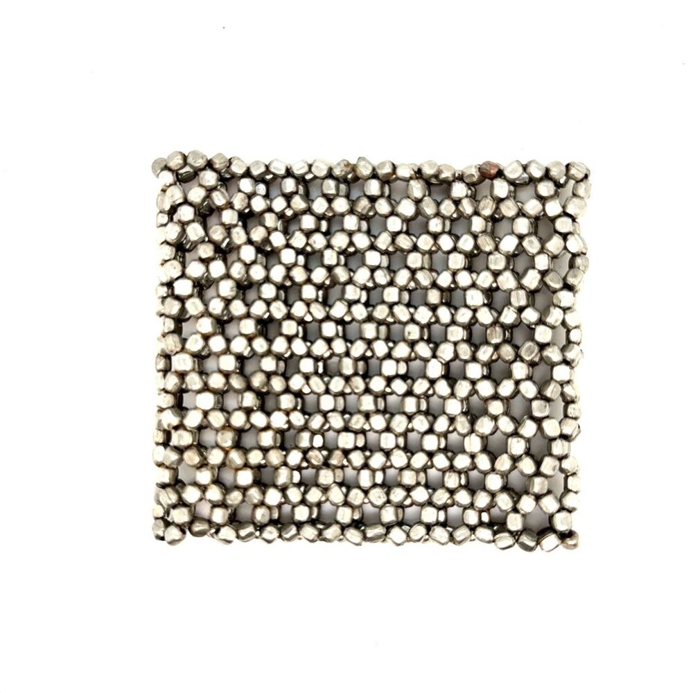 Silver‎ Beaded Bracelet (c)